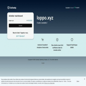 Скриншот главной страницы сайта loppo.xyz