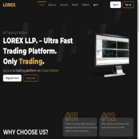Скриншот главной страницы сайта lorexfinancialgroup.com