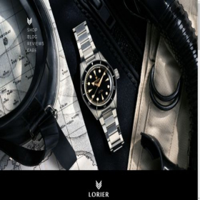 Скриншот главной страницы сайта lorierwatches.com