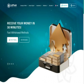 Скриншот главной страницы сайта lotascapital.com