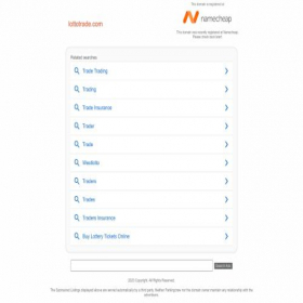 Скриншот главной страницы сайта lottotrade.com