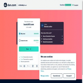 Скриншот главной страницы сайта louis357.com
