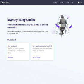 Скриншот главной страницы сайта love.sky-lounge.online