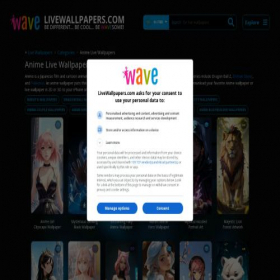 Скриншот главной страницы сайта lovemyanime.net