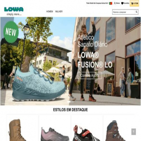 Скриншот главной страницы сайта lowa-lisboa.com