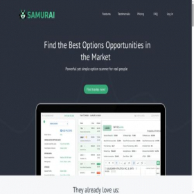 Скриншот главной страницы сайта lp.optionsamurai.com