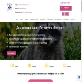 Скриншот главной страницы сайта lp.vot-enot.com