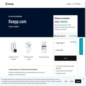 Скриншот главной страницы сайта ltcepp.com