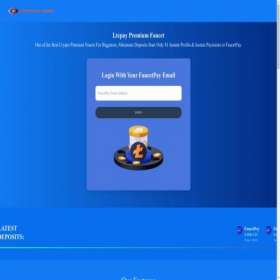 Скриншот главной страницы сайта ltcpay.fun