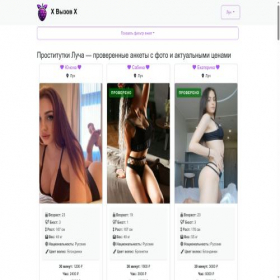 Скриншот главной страницы сайта luch.xxvizov.com