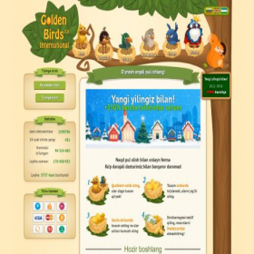 Скриншот главной страницы сайта lucky-birds.info