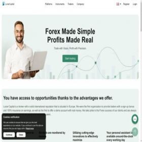 Скриншот главной страницы сайта lunarcapital.org
