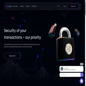 Скриншот главной страницы сайта lunlax.com