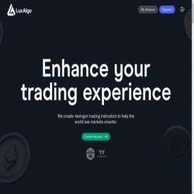 Скриншот главной страницы сайта luxalgocrypto.com