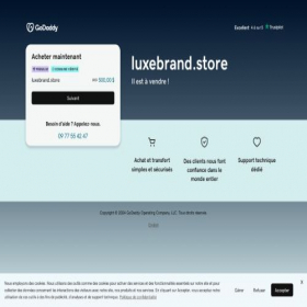 Скриншот главной страницы сайта luxebrand.store