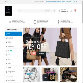 Скриншот главной страницы сайта luxibags.ru