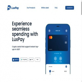 Скриншот главной страницы сайта luxpay.pro