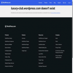 Скриншот главной страницы сайта luxury-club.org