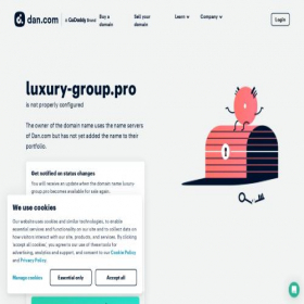 Скриншот главной страницы сайта luxury-group.pro