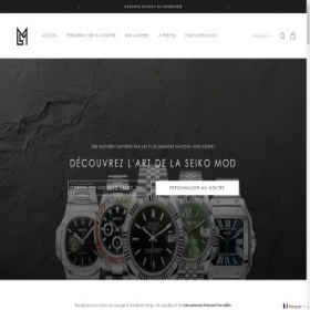Скриншот главной страницы сайта luxury-mods.fr