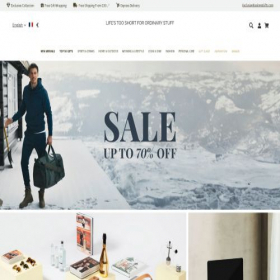 Скриншот главной страницы сайта luxuryformen.com