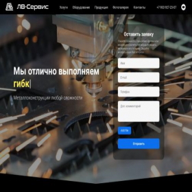 Скриншот главной страницы сайта lvs55.ru