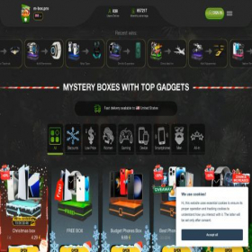 Скриншот главной страницы сайта m-box.pro