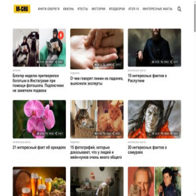 Скриншот главной страницы сайта m-chu.ru