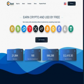 Скриншот главной страницы сайта m-faucet.com