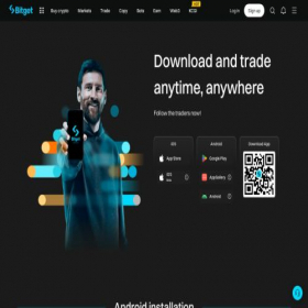 Скриншот главной страницы сайта m.bitget.com