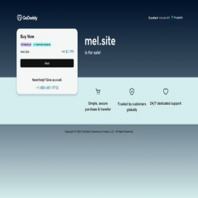 Скриншот главной страницы сайта m.mel.site