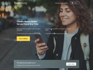 Скриншот главной страницы сайта m.money.yandex.ru