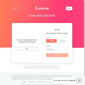 Скриншот главной страницы сайта m.secretsinder.com