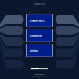 Скриншот главной страницы сайта m.xmrminer.life