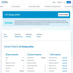 Скриншот главной страницы сайта m1-bioazs.online