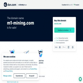 Скриншот главной страницы сайта m1-mining.com