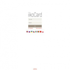 Скриншот главной страницы сайта m1.iiko.cards