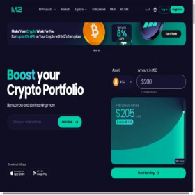Скриншот главной страницы сайта m2.com