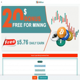 Скриншот главной страницы сайта m4miner.com