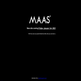Скриншот главной страницы сайта maasinc.com
