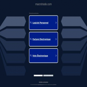 Скриншот главной страницы сайта macrotrade.com