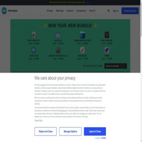 Скриншот главной страницы сайта macupdate.com