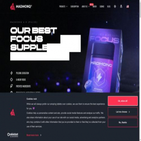 Скриншот главной страницы сайта madmonq.gg