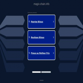 Скриншот главной страницы сайта magic-chain.info
