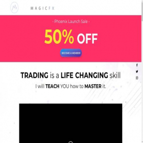 Скриншот главной страницы сайта magicfx.net