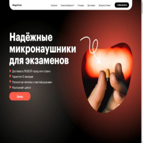 Скриншот главной страницы сайта magiczvuk.ru