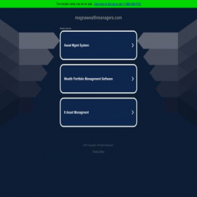 Скриншот главной страницы сайта magnawealthmanagers.com