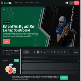 Скриншот главной страницы сайта magnbet.com
