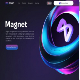 Скриншот главной страницы сайта magnet-finance.tech