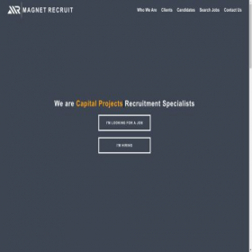 Скриншот главной страницы сайта magnetrecruit.com